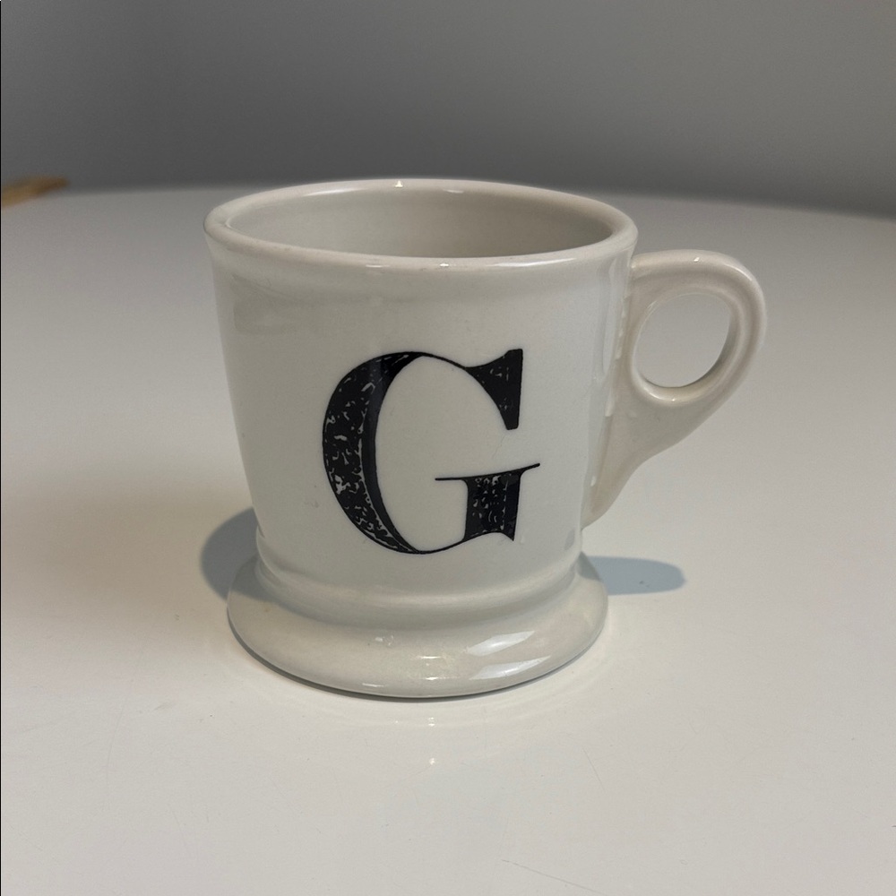Anthropologie Monogram "G" Coffee Mug
